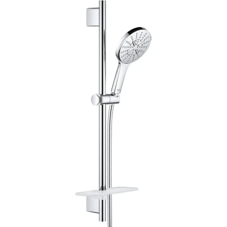 Grohe Rainshower 1.75 GPM Multi Function Hand Shower Package With StarLight, DreamSpray, EcoSpray, Speed Clean And QuickFix - Includes Slide Bar And Hose 3 Grohe Rainshower 1.75 GPM Multi Function Hand Shower Package With StarLight, DreamSpray, EcoSpray, Speed Clean And QuickFix - Includes Slide Bar And Hose