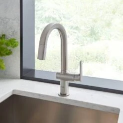Grohe Defined 1.75 GPM Single Hole Pull Down Bar Faucet With SilkMove Technology -Bathroom Sales Store grohe 30 378 alternate image 7