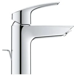 Grohe Eurosmart 1.2 GPM Deck Mounted Single Hole S-Size Bathroom Faucet With Drain Assembly -Bathroom Sales Store grohe 32 642 3 alternate image 5