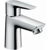 Hansgrohe Talis E 1.2 GPM Single Hole Bathroom Faucet With QuickClean, ComfortZone And EcoRight Technology - Includes Metal Pop-Up Drain Assembly -Bathroom Sales Store hansgrohe 71700001 198634