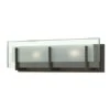 Latitude 2 Light 18" Width Bath Bar With Halogen Bulbs Included -Bathroom Sales Store hinkley lighting 5652oz 3970606
