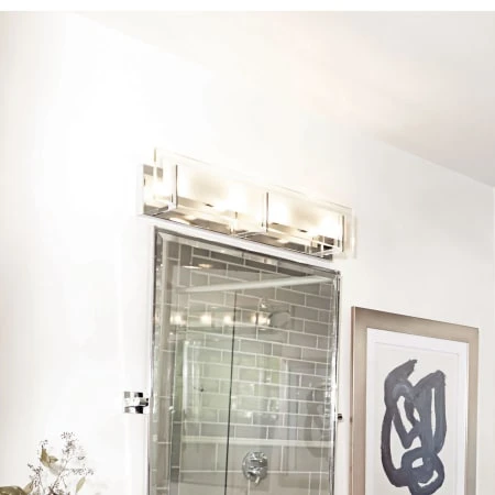 Latitude 26" Wide 4 Light Bath Bar With Halogen Bulbs Included 7 Latitude 26" Wide 4 Light Bath Bar With Halogen Bulbs Included - Image 5