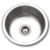 Medallion 17-1/2" Single Basin Drop In 18-Gauge Stainless Steel Bar Sink With Sound Dampening Technology - Basket Strainer Included 2 Medallion 17-1/2" Single Basin Drop In 18-Gauge Stainless Steel Bar Sink With Sound Dampening Technology - Basket Strainer Included -Bathroom Sales Store houzer scf 1830 1 6032373