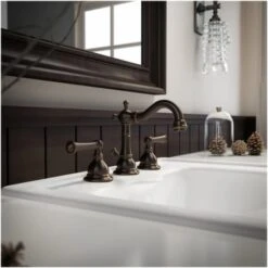 Barrea™ 1.2 GPM Widespread Bathroom Faucet - Includes Pop-Up Drain Assembly -Bathroom Sales Store jacuzzi mx778 alternate view 3332