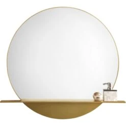 Platform 36" X 39-3/8" Framed Bathroom Mirror