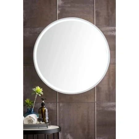 Cirque 24" X 24" Framed Bathroom Mirror - With Anti-Fog Technology 4 Cirque 24" X 24" Framed Bathroom Mirror - With Anti-Fog Technology - Image 2