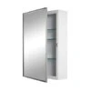 Jensen 18-1/8" X 24-1/8" Framed Single Door Medicine Cabinet -Bathroom Sales Store jensen 490 9688531