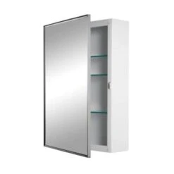 Jensen 18-1/8" X 24-1/8" Framed Single Door Medicine Cabinet