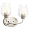 Valserrano 2 Light 15" Wide Bathroom Vanity Light -Bathroom Sales Store kichler 45128nics 4852259