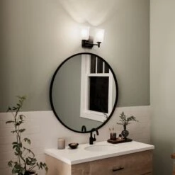 Shailene 2 Light 13" Wide Bathroom Vanity Light -Bathroom Sales Store kichler 45573 alternate image 657