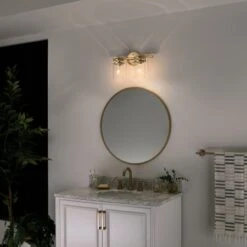 Brinley 2 Light 16" Wide Bathroom Vanity Light -Bathroom Sales Store kichler 45688 alternate image 799