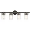 Brinley 4 Light 33" Wide Bathroom Vanity Light -Bathroom Sales Store kichler 45690oz 9906688