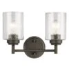 Winslow 2 Light 13" Wide Bathroom Vanity Light 2 Winslow 2 Light 13" Wide Bathroom Vanity Light -Bathroom Sales Store kichler 45885oz 9906688