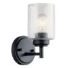 Winslow 9" Tall Bathroom Sconce 1 Winslow 9" Tall Bathroom Sconce -Bathroom Sales Store kichler 45910bk 7727472