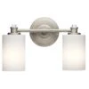 Joelson 14" Wide 2 Light Bathroom Vanity Light 2 Joelson 14" Wide 2 Light Bathroom Vanity Light -Bathroom Sales Store kichler 45922ni
