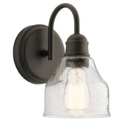 Avery 10" Tall Gooseneck Bathroom Sconce