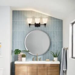 Cosabella 3 Light 24" Wide Bathroom Vanity Light -Bathroom Sales Store kichler 55092 alternate image 600