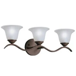 Dover 22.5" Wide 3-Bulb Bathroom Lighting Fixture