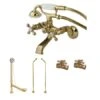 Vintage Tub And Shower Package With Shower Arm 2 Vintage Tub And Shower Package With Shower Arm -Bathroom Sales Store kingston brass cck265pbd 627