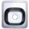 Studio 14-15/16" Undermount Single Basin Stainless Steel Kitchen Sink -Bathroom Sales Store kingston brass gkts15151 8329431