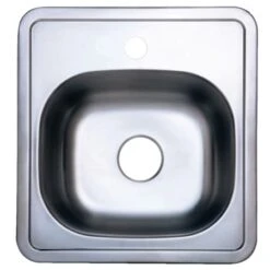Studio 14-15/16" Undermount Single Basin Stainless Steel Kitchen Sink