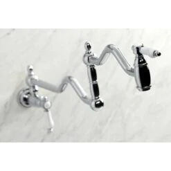 Bel-Air 3.8 GPM Single Hole Wall Mounted Pot Filler -Bathroom Sales Store kingston brass ks210 bpl alternate view 416