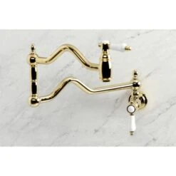 Bel-Air 3.8 GPM Single Hole Wall Mounted Pot Filler -Bathroom Sales Store kingston brass ks210 bpl alternate view 421