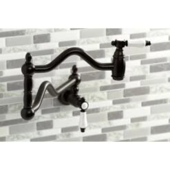 Bel-Air 3.8 GPM Single Hole Wall Mounted Pot Filler -Bathroom Sales Store kingston brass ks210 bpl alternate view 423