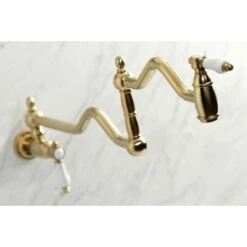 Bel-Air 3.8 GPM Single Hole Wall Mounted Pot Filler -Bathroom Sales Store kingston brass ks210 bpl alternate view 425