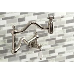 Bel-Air 3.8 GPM Single Hole Wall Mounted Pot Filler -Bathroom Sales Store kingston brass ks210 bpl alternate view 429