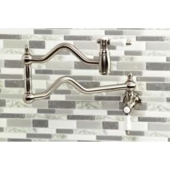 Bel-Air 3.8 GPM Single Hole Wall Mounted Pot Filler -Bathroom Sales Store kingston brass ks210 bpl alternate view 430