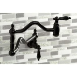 Duchess 3.8 GPM Single Hole Wall Mounted Pot Filler -Bathroom Sales Store kingston brass ks210 pkl alternate view 909