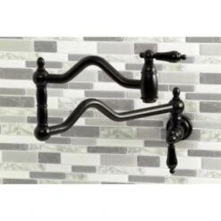 Duchess 3.8 GPM Single Hole Wall Mounted Pot Filler -Bathroom Sales Store kingston brass ks210 pkl alternate view 910