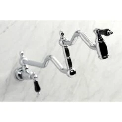 Duchess 3.8 GPM Single Hole Wall Mounted Pot Filler -Bathroom Sales Store kingston brass ks210 pkl alternate view 911