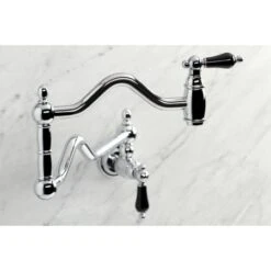 Duchess 3.8 GPM Single Hole Wall Mounted Pot Filler -Bathroom Sales Store kingston brass ks210 pkl alternate view 912