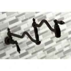 Duchess 3.8 GPM Single Hole Wall Mounted Pot Filler -Bathroom Sales Store kingston brass ks210 pkl alternate view 917