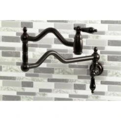 Duchess 3.8 GPM Single Hole Wall Mounted Pot Filler -Bathroom Sales Store kingston brass ks210 pkl alternate view 919