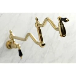 Duchess 3.8 GPM Single Hole Wall Mounted Pot Filler -Bathroom Sales Store kingston brass ks210 pkl alternate view 920