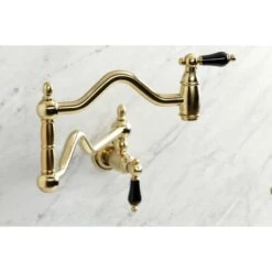 Duchess 3.8 GPM Single Hole Wall Mounted Pot Filler -Bathroom Sales Store kingston brass ks210 pkl alternate view 921