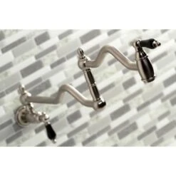 Duchess 3.8 GPM Single Hole Wall Mounted Pot Filler -Bathroom Sales Store kingston brass ks210 pkl alternate view 923