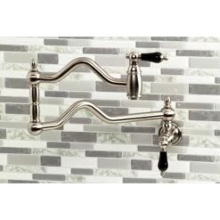 Duchess 3.8 GPM Single Hole Wall Mounted Pot Filler -Bathroom Sales Store kingston brass ks210 pkl alternate view 925