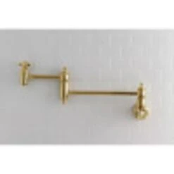 Restoration 3.8 GPM Wall Mounted Double Handle Pot Filler Faucet With Metal Cross Handles -Bathroom Sales Store kingston brass ks310 ax alternate view 1169