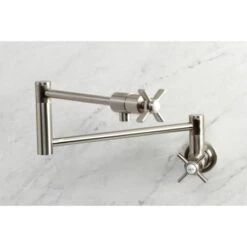 Millennium 4.0 GPM Single Hole Wall Mounted Pot Filler -Bathroom Sales Store kingston brass ks410 zx alternate view 1191