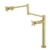 Metropolitan 3 GPM Single Hole Pot Filler With Cross Handles 1 Metropolitan 3 GPM Single Hole Pot Filler With Cross Handles -Bathroom Sales Store kingston brass ks4702bx 7739374