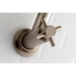 Concord 3.8 GPM Wall Mounted Double Handle Pot Filler Faucet With Metal Cross Handles -Bathroom Sales Store kingston brass ks810 dx alternate view 1018