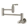 NuWave 3.8 GPM Wall Mounted Double Handle Pot Filler Faucet With Metal Handles -Bathroom Sales Store kingston brass ks8108dfl 9760858