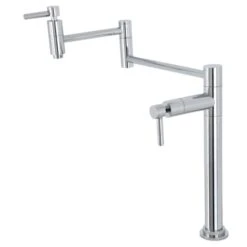 Concord 3 GPM Traditional Single Hole Pot Filler With Lever Handles