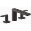 Parallel Deck Mounted Roman Tub Filler 2 Parallel Deck Mounted Roman Tub Filler -Bathroom Sales Store kohler 27121 4 bl