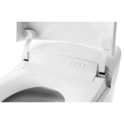 Eir 0.8 / 1.0 GPF Dual Flush One Piece Elongated Chair Height Toilet With Actuator Plate Flush - Bidet Seat Included -Bathroom Sales Store kohler 77795 imagegallery7