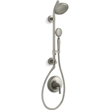 HydroRail Pressure Balanced Shower System With Shower Head, Hand Shower, Hose, Shower Column, Valve Trim, And Rough-In 3 HydroRail Pressure Balanced Shower System With Shower Head, Hand Shower, Hose, Shower Column, Valve Trim, And Rough-In
